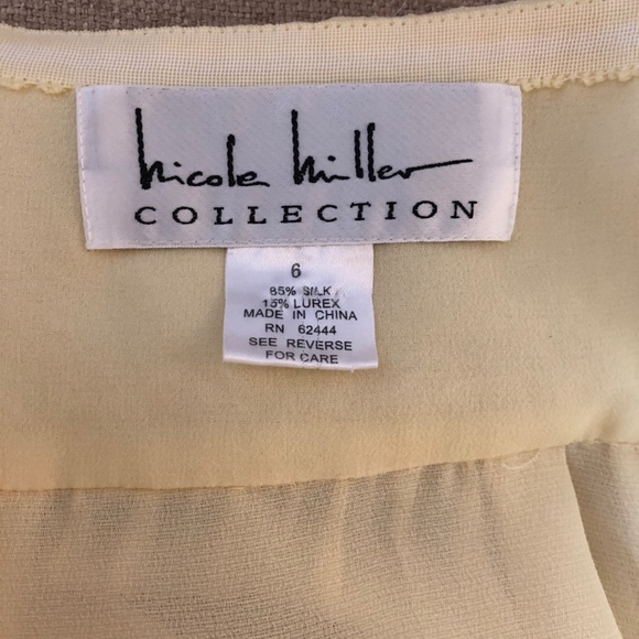 Nicole Miller Collection Silk Strapless Dress-6 - Picture 4 of 4